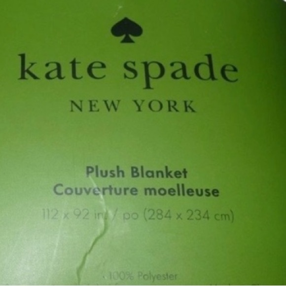 Kate Spade - ‘Leopard’ King Size Plush Blanket. NWT. Last one! Firm! No offers! - Picture 2 of 2